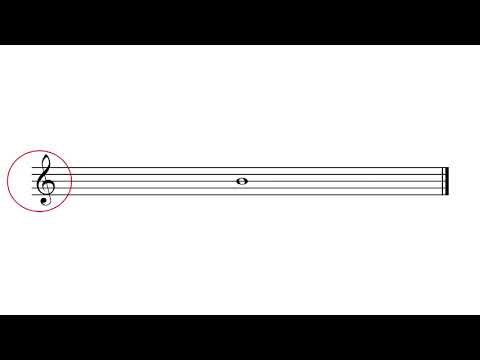 Basic Treble Clef notes - mixed sequence 2