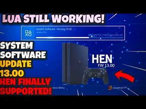 *UPDATE* NEW PS4 13.00 HEN HAS BEEN UPDATED?!