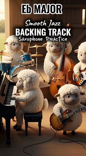 Smooth Jazz Backing Track in Eb Major | Lofi Jazz Play Along | Sax Practice (C Alto, F Tenor) #lofi