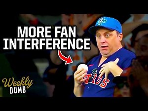 Fan steals the ball out of Mike Trout's glove & Man bare-hands a beehive | Weekly Dumb
