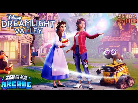 Disney Dreamlight Valley Gameplay - Zebra's Arcade!