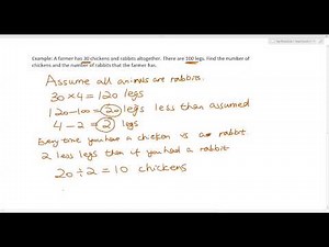 LMWJ: The Chicken and Rabbit Problem