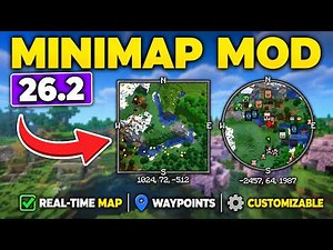 Minecraft Minimap Mod for 26.2 - How To Download & Install Xaero’s Minimap