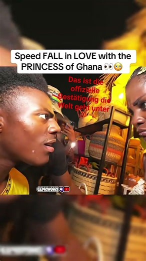 SPEED FALLS IN LOVE WITH THE PRINCESS OF GHANA 😳 #funny