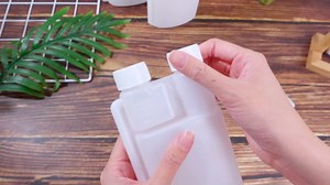 Chengu Plastic Flask with Built in Shot Glass Measuring Bottles Graduated Chamber with Caps Liquid Dispenser for Liquids to Store and Pour for Concerts Travel Camping Party(8.45 Oz, 0.67 oz)