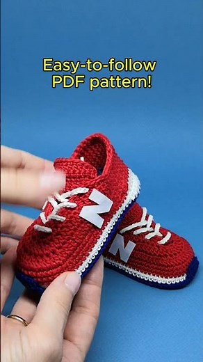 Crochet the coolest baby booties ever! 🔥🧶 A perfect gift for a baby shower!