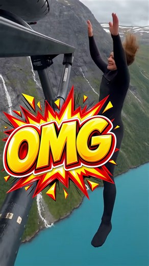 She Let Go… But WHO Caught Her?! 😳🚁 #shorts