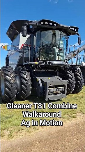 Gleaner T81 Combine at Ag in Motion #Gleaner #AginMotion #AIM2025