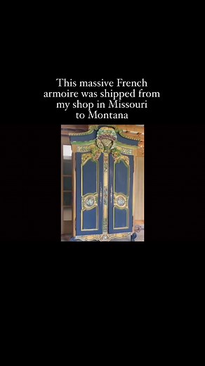 The General armoire going through a paint wash transformation. | Paint with Casey