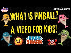 Learn AtGames Pinball Basics for Kids featuring Baby Shark Table Gameplay