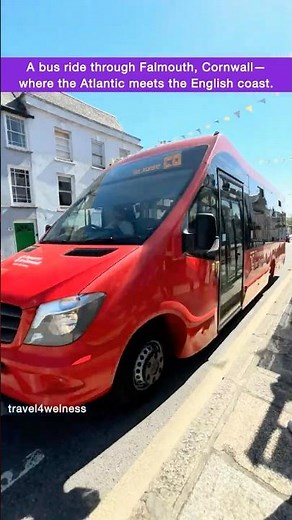 Bus Ride Through Falmouth Cornwall | Exploring the Heart of the Town |#falmouth | @travel4welness