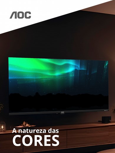 Você escolhe: HD ou Full HD. Na sala, no quarto ou na cozinha Com AOC, você escolhe qual TV colocar em cada cômodo da sua casa 😉 #AOC #AOCTV #TV #fy #fyp
