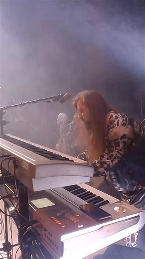 Bit of keyboard shredding at The Australian Alice Cooper Show - Halloween Special on the weekend. 🎹 | Ashley Miller