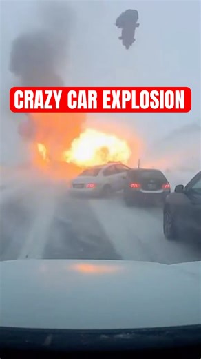 Tanker Truck EXPLODES in the Middle of a Blizzard 😳