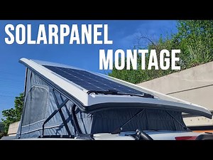 Solaranlage nachrüsten für unter 250€ | Aufstelldach/Schlafdach - VW T5 DIY Camper