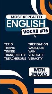 Master 10 Vocab Words Instantly 💯 #16 (Synonyms+Antonyms)