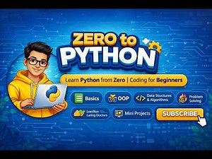 Python Basics for Beginners | First Lecture | Zero to Python
