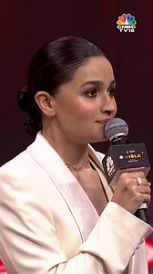 935K views · 10K reactions | #CNBCTV18IBLA | Actor Alia Bhatt hums a few lines of the song Kesariya after picking up the Entertainment Leader of the Year award at #IBLA #LegacyInspiringExcellence #18YearsOfIBLA Standard Chartered India Shereen Bhan | CNBC-TV18 | Facebook