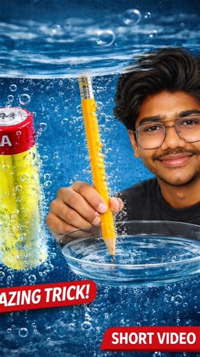 pencil current flow science experiment #trending #pencil