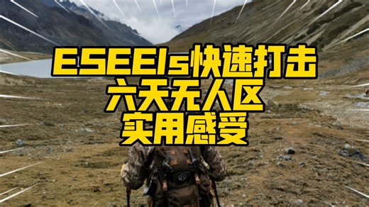 ''ESEE 'ls快速打击六天无人区户外工作实用感受