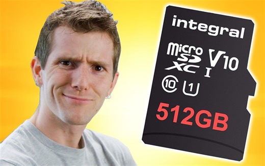 【官方双语】把手机变成PC游戏库？512GB MicroSD卡展示#linus谈科技