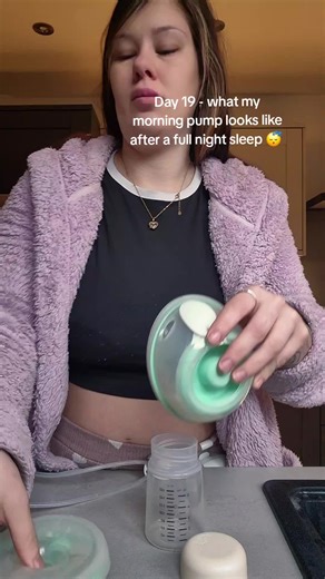 Morning Pump Routine for Relactation Progress