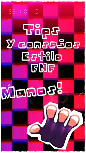 Tips de como dibujar estilo fnf: manos ✨🍷#fnf #speedart #tutorial #fridaynightfunkinmod