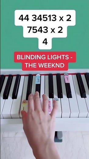 Blinding Lights - The Weeknd (Piano Tutorial) #blindinglightstheweeknd #blindinglights