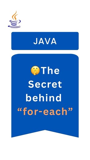 Java Iterator vs Iterable Explained | How for-each Really Works | Step 16 #java #shorts