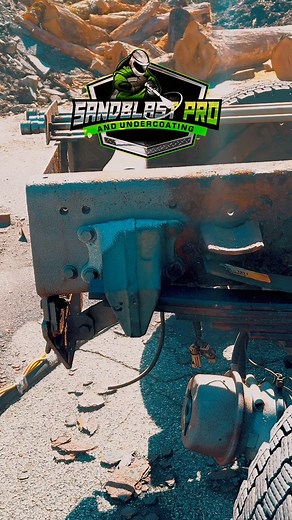 10K views · 562 reactions | Blasting away years of rust and buildup from this truck frame! Sandblasting is the most effective way to strip it down to clean, bare metal—giving your equipment a fresh start and getting it ready for coating or undercoating. Ready to bring your truck frame back to life? Call Sandblast Pro at (508) 596-6848! #TruckFrameSandblasting #RustRemoval #HeavyEquipmentRestoration #SurfacePrep #sandblastpro | Sandblast Pro | Facebook