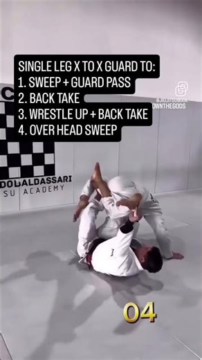 Brazilian Jiu-Jitsu technique: X Guard options #bjj #jiujitsu #singlelegx #xguard