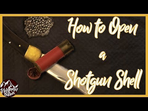 How to Open a Shotgun Shell - Easy!