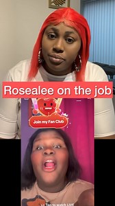 Rosealee on the job hustling .. | RUN OUT PAN DEM