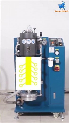 Pressurized casting highly improves castings’density and no porosity/Vacuum pressure casting machine