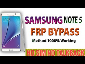 The FRP Bypass Revolution: Galaxy Note5 in 2025