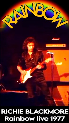 Rock legends Richie Blackmore,_ Rainbow live 1977. 🤘🏻🎸🤟🏻