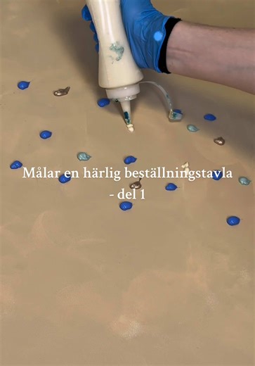 Gör en härlig beställningstavla- del 1 😍 #konst #konstnär #abstrakt #svenskkonst #målning
