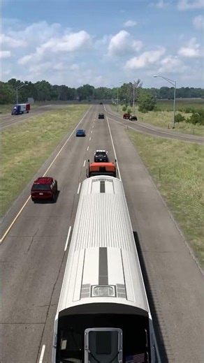 Brake Checked By A Cop…. THREE Times! #ats #americantrucksimulator #shorts