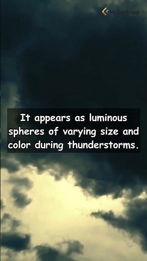 Ball Lightning Explained?