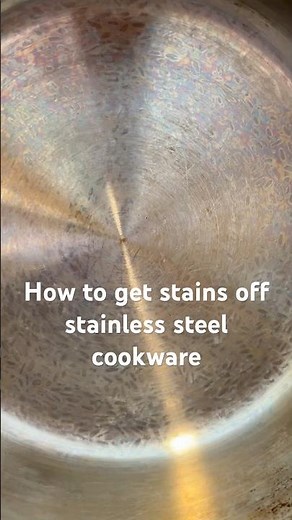 How to clean stainless steel #cleanwithme