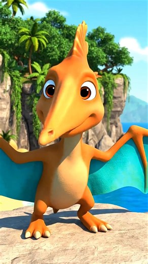 Build the Pteranodon! 🧩Dinosaur Puzzle | Dinosaur Song #cocomelon #toddlerlearning #shorts