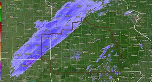12/1/25 Monday evening 5:21 pm Update from NWS Chat Here's a recent radar loop showing that banded snowfall pushing further into southwest Missouri. We are expecting these bands to have intense enough snowfall to reduce visibility to below 1 mile at times this evening. Dan. | Hickory County Emergency Management