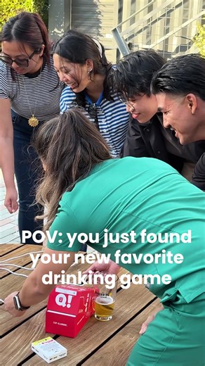 Looking for an easy-to-learn and high-energy bar game?? Look no further than QORK! #boardgames #drinkinggames #partygames #smoshgames #gamenight