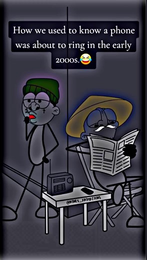 How we used to know a phone was about to ring in the early 2000s😂 #relatable #memes #animationmeme #fyp