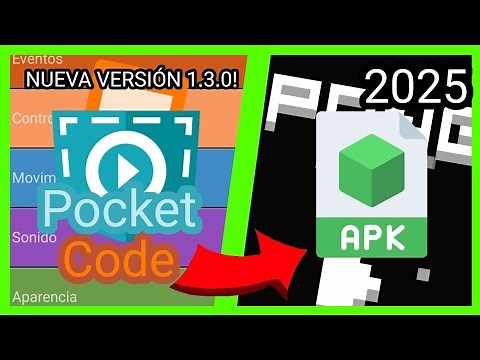 🚀¡CÓMO HACER UN APK CON POCKET CODE!🚀 | TUTORIAL 2025 (POCKET CODE 1.3.0)✅ | ¡de POCKET CODE a APK!📲