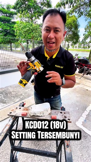 Impact drill kcd012 18v adapter setting tersembunyi. #diy #demo #keelatpowertools #info #kcd01218v