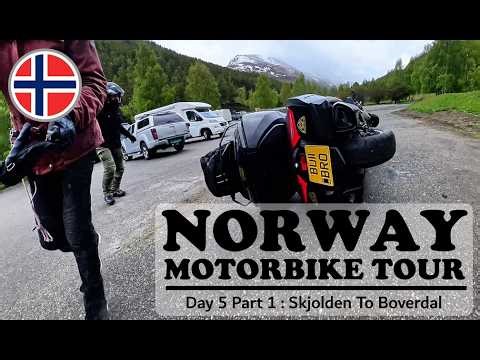 Goldwing Norway Tour 2025 - Day 5 Part 1 - Skjolden to Boverdal