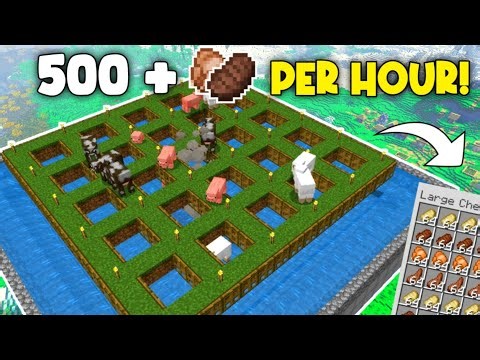 Best Automatic Food Farm in Minecraft (Beginner Friendly!)