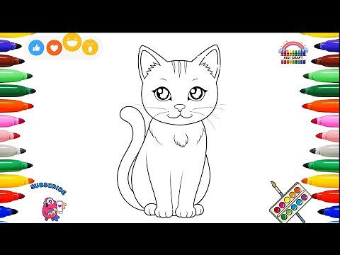 Draw a Fluffy Kitten in 5 Minutes | Fun Drawing Tutorial