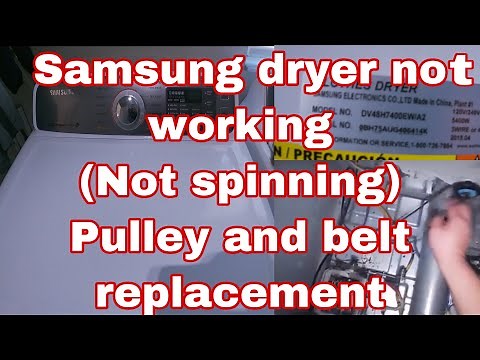 How To Fix Samsung Dryer NOT Spinning or Tumbling! | Model DV48H7400EW/A2